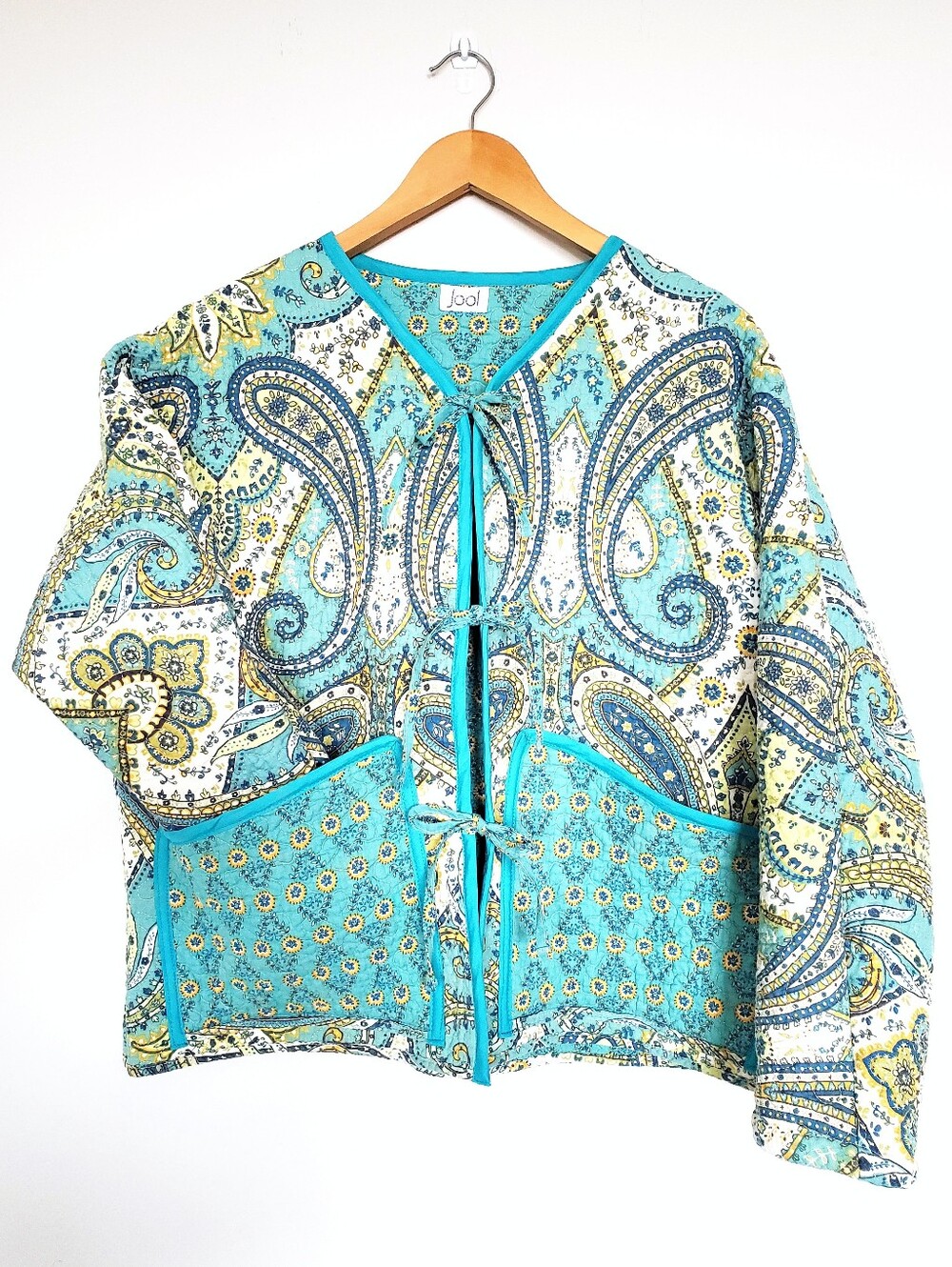 Upcycled Handmade Paisley Quilt Jacket